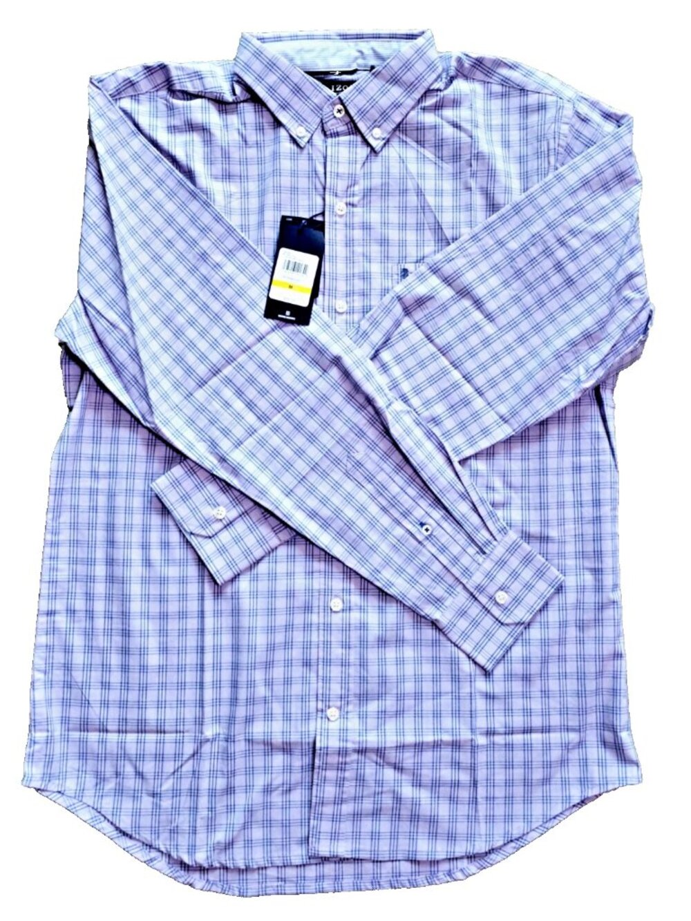 IZOD Men's Performance Comfort LS Shirt - Reformulated Purple Medium M NWT